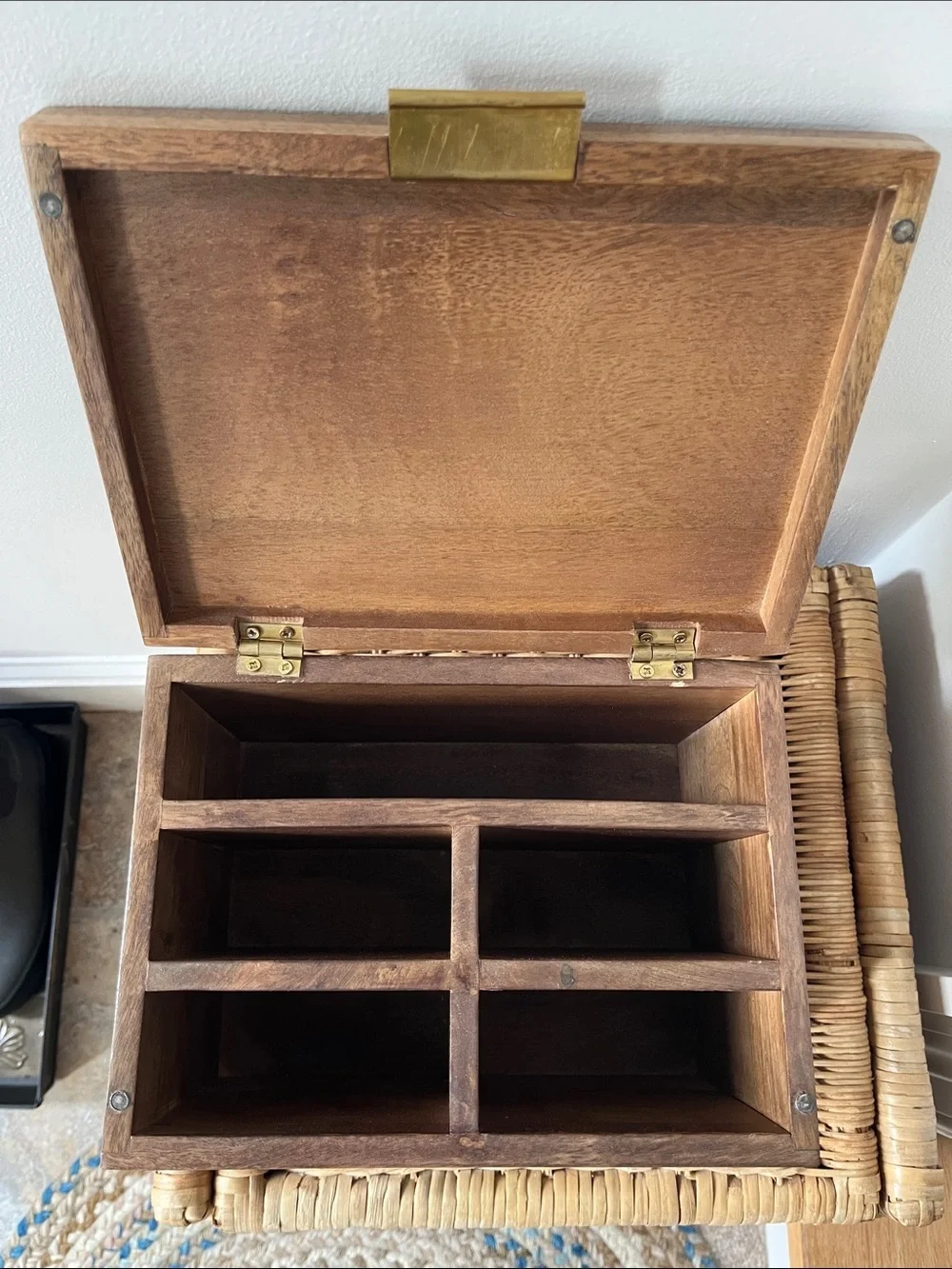 Anthropologie Terrain Mushroom Seed Storage Box NWT